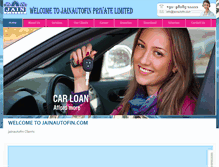 Tablet Screenshot of jainautofin.com